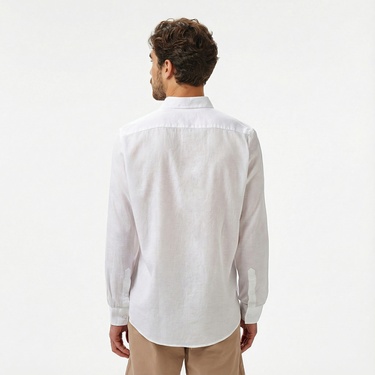  Nautica Erkek Beyaz Classic Fit Gömlek