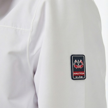  Nautica Erkek Beyaz Regular Fit Dik Yaka Mont