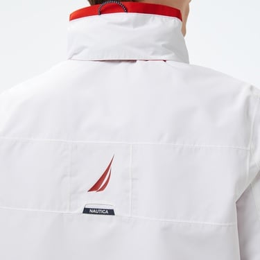  Nautica Erkek Beyaz Regular Fit Dik Yaka Mont