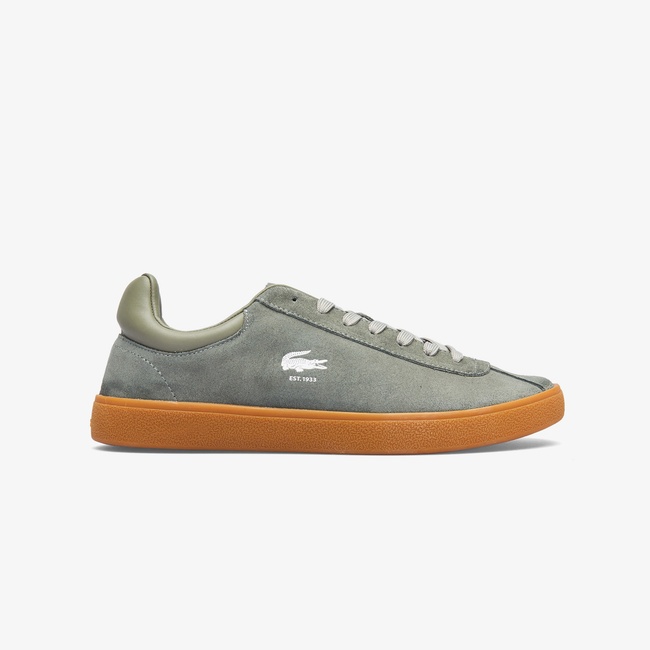  Lacoste Baseshot Erkek Haki Sneaker