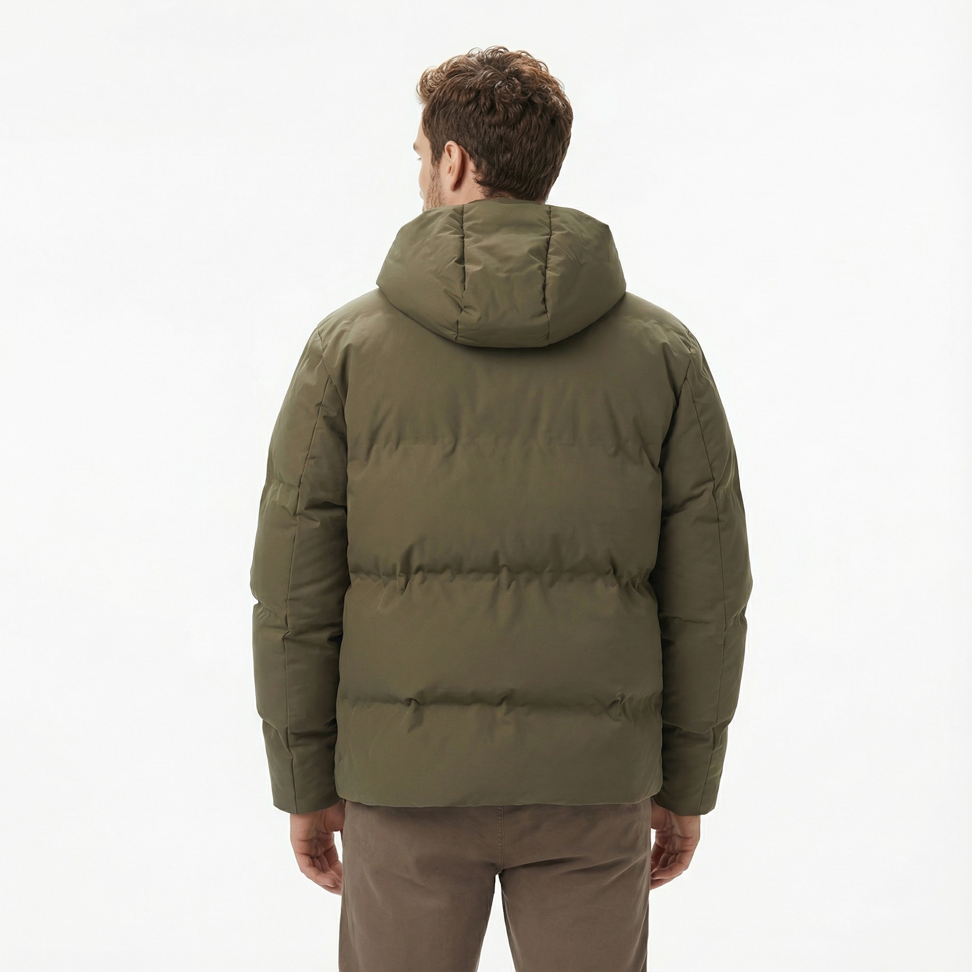 Nautica Erkek Yeşil Regular Fit Mont