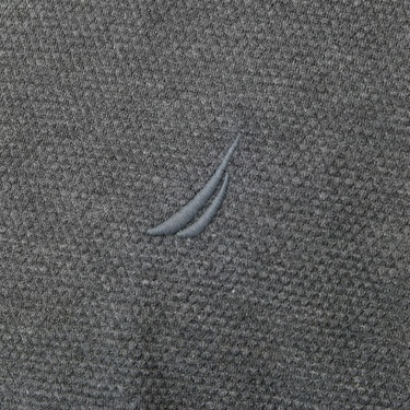  Nautica Erkek Gri Classic Fit Uzun Kollu Polo Yaka T-Shirt