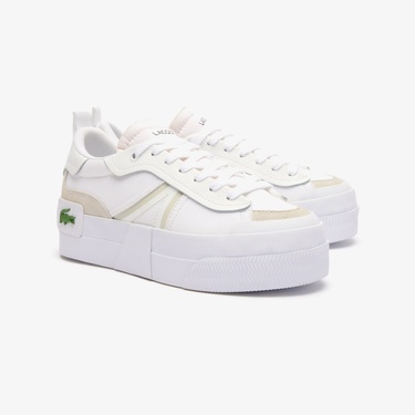  Lacoste L004 Platform Kadın Beyaz Sneaker