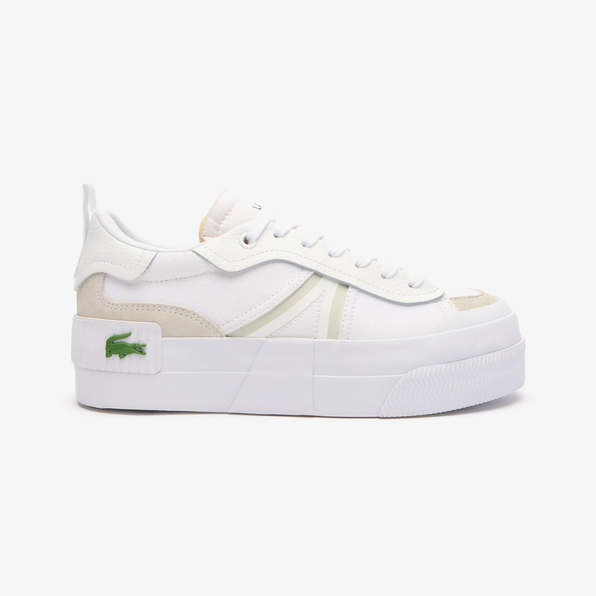  Lacoste L004 Platform Kadın Beyaz Sneaker