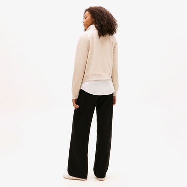  Tommy Hilfiger Badge Kadın Bej Ceket