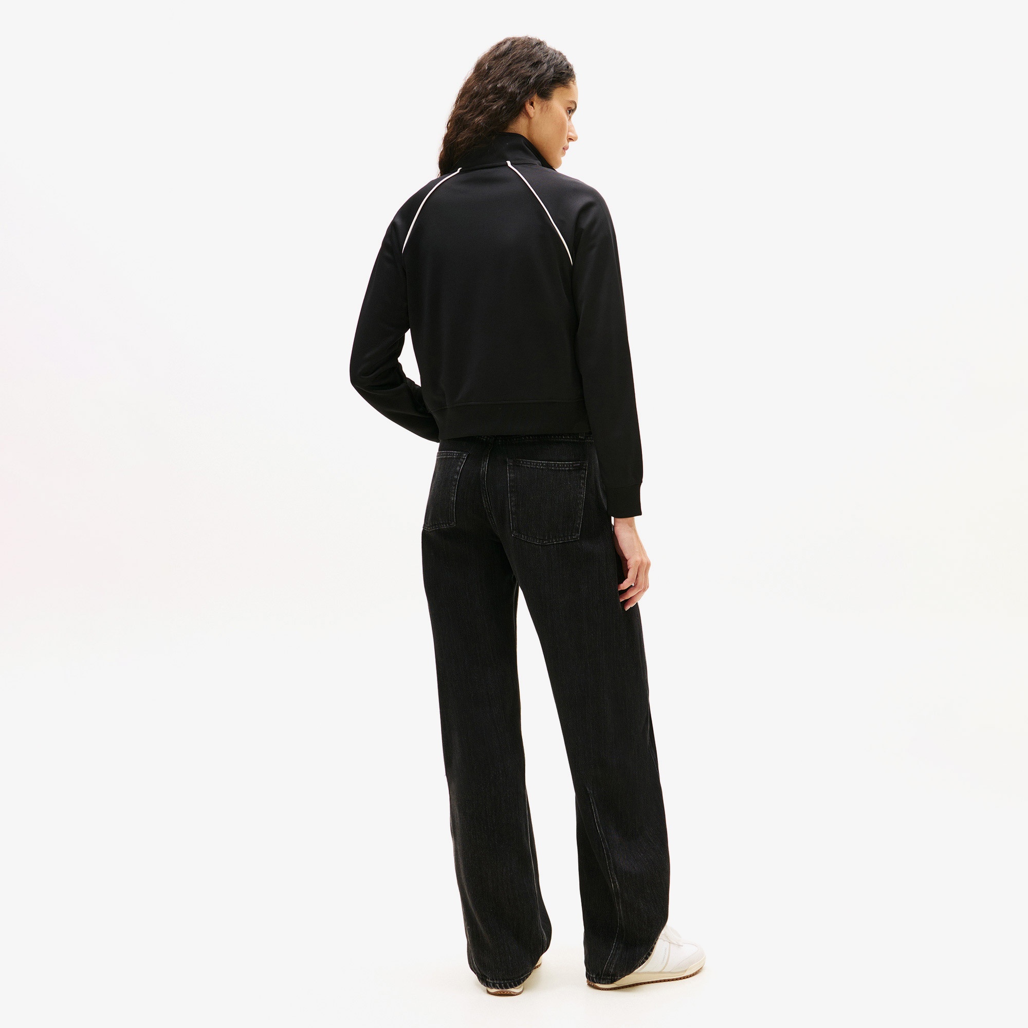 Tommy Hilfiger Badge Kadın Siyah Ceket