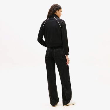  Tommy Hilfiger Badge Kadın Siyah Ceket