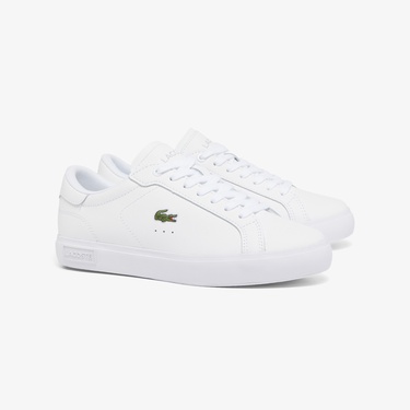  Lacoste Powercourt Kadın Beyaz Sneaker