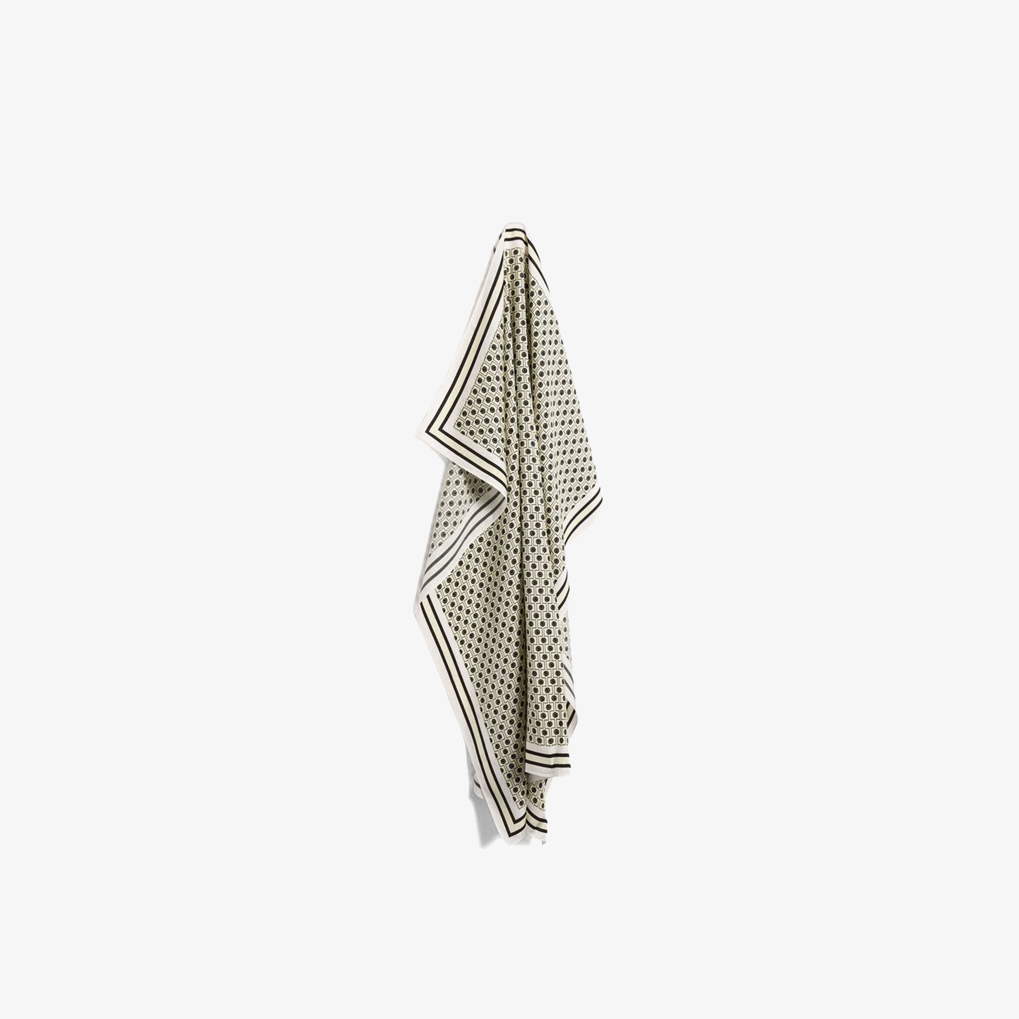 Lacoste Kadın Desenli Kahverengi Fular