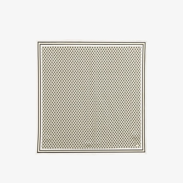  Lacoste Kadın Desenli Kahverengi Fular