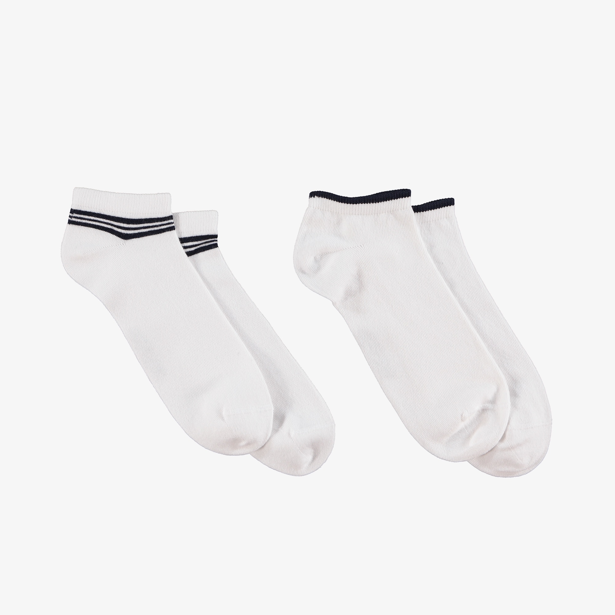 Nautica Unisex Beyaz 2'li Çorap