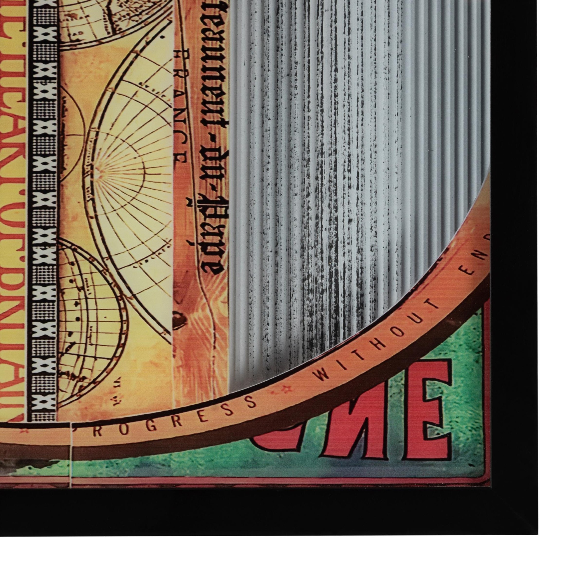 TIMELESS TOWER ÇERÇEVELİ CAM TABLO 60X90CM