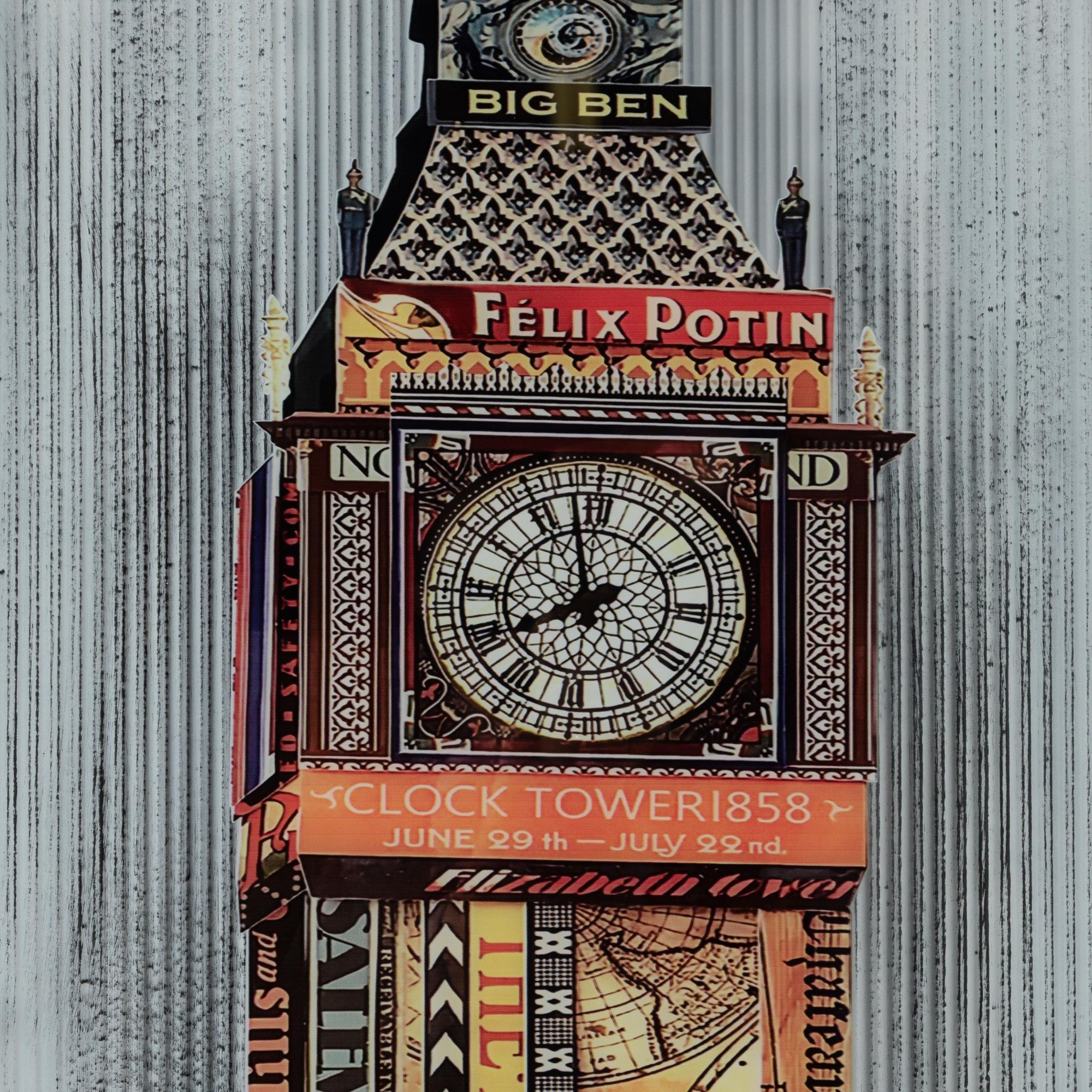 TIMELESS TOWER ÇERÇEVELİ CAM TABLO 60X90CM