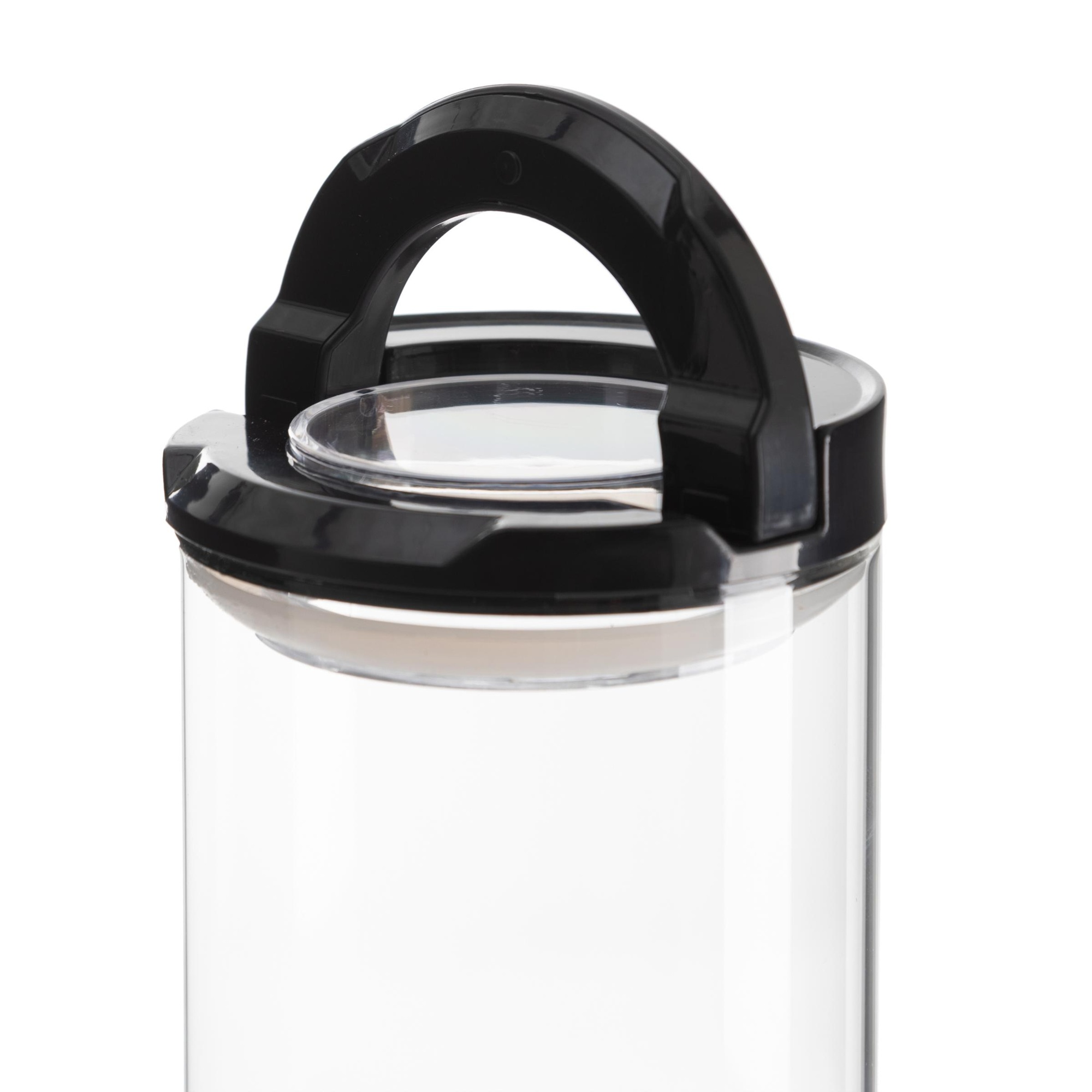 CAM KAVANOZ VAKUMLU KAPAK SİYAH 1300 ML