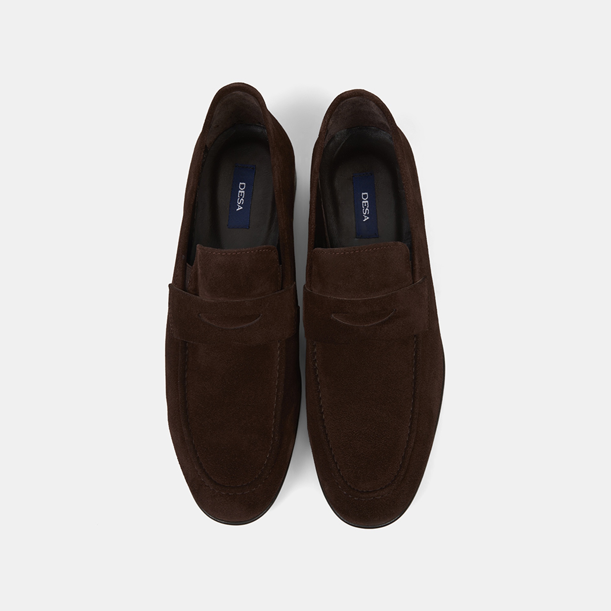 Erkek Kahve Klasik Süet Loafer