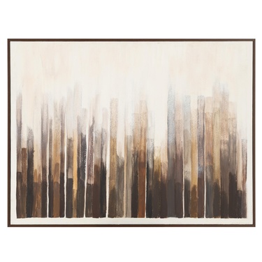  BROWN STRATA ÇERÇEVELİ YAĞLIBOYA TABLO 90X120 CM