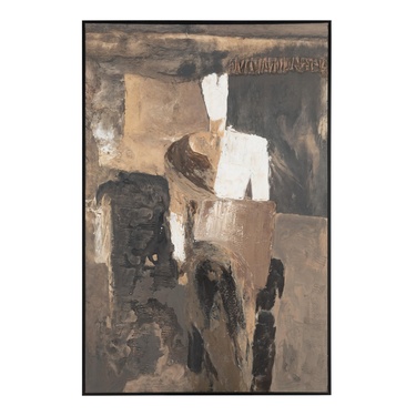  SOLITUDE ÇERÇEVELİ YAĞLIBOYA TABLO 100X150 CM