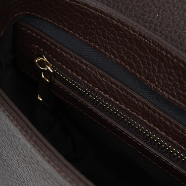  Kadın Kahve Süet Dokulu Ayarlanabilir Askılı Omuz Çantası