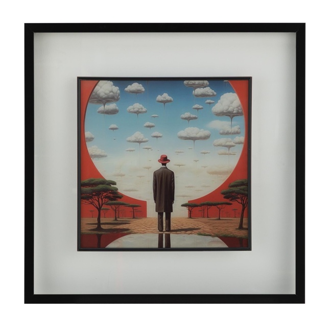  VERTO ÇERÇEVELİ CAM TABLO 60X60 CM