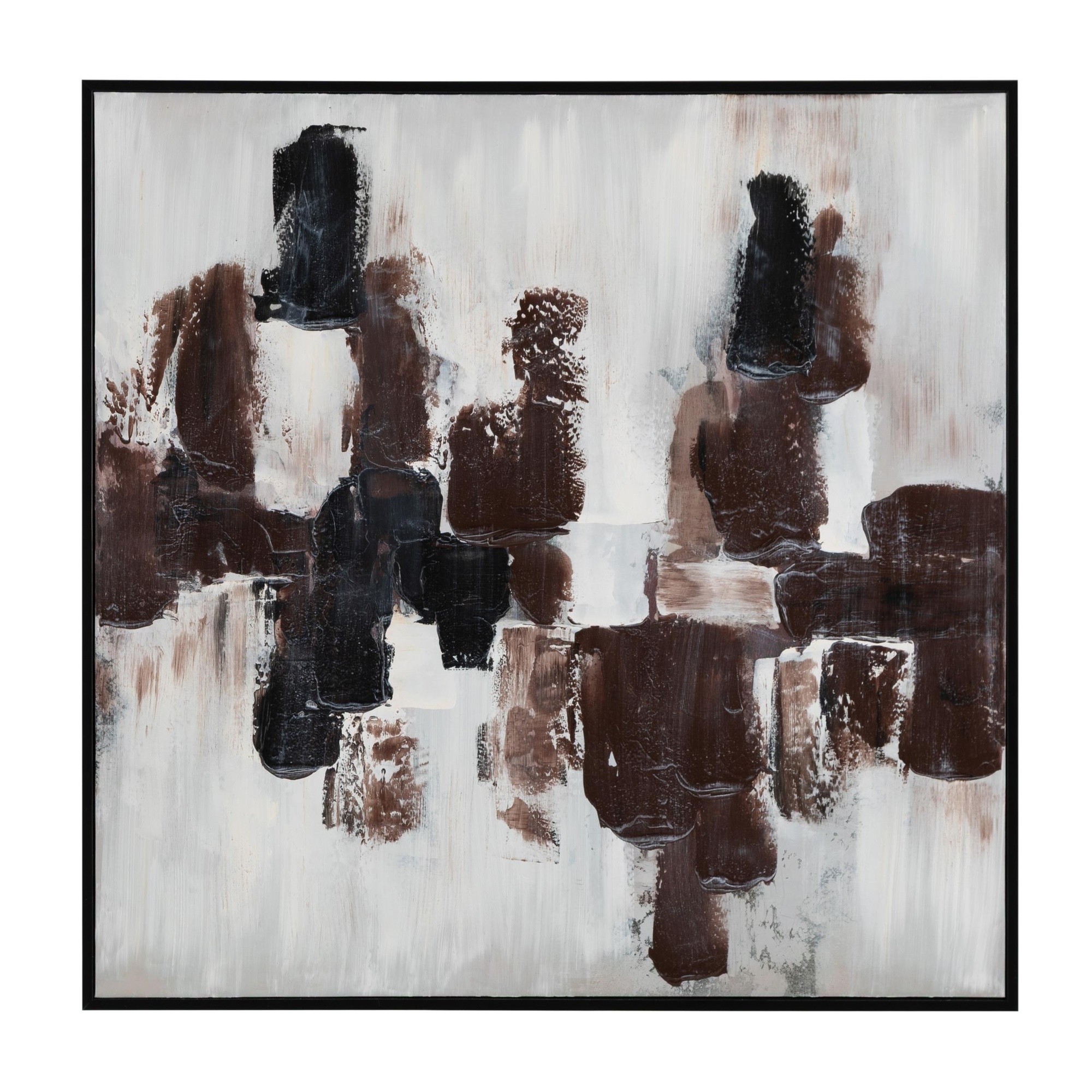 PULSE ÇERÇEVELİ YAĞLIBOYA TABLO 100X100 CM