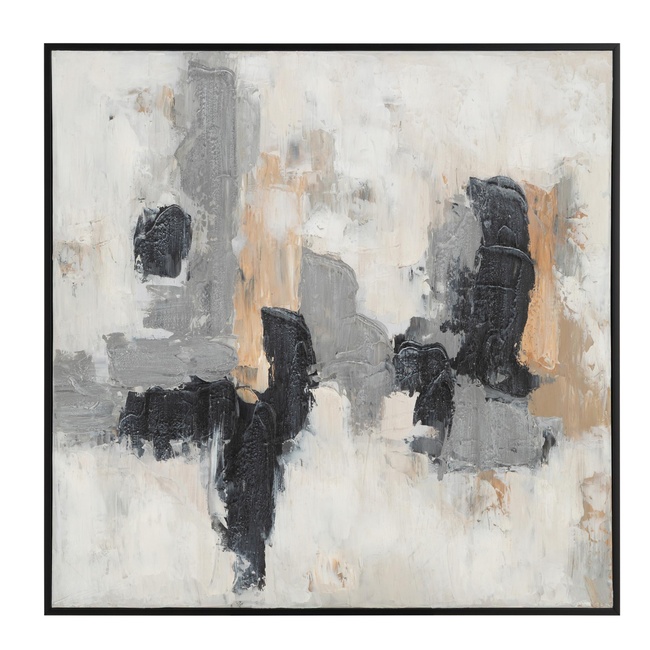  AZURE ÇERÇEVELİ YAĞLIBOYA TABLO 100X100 CM