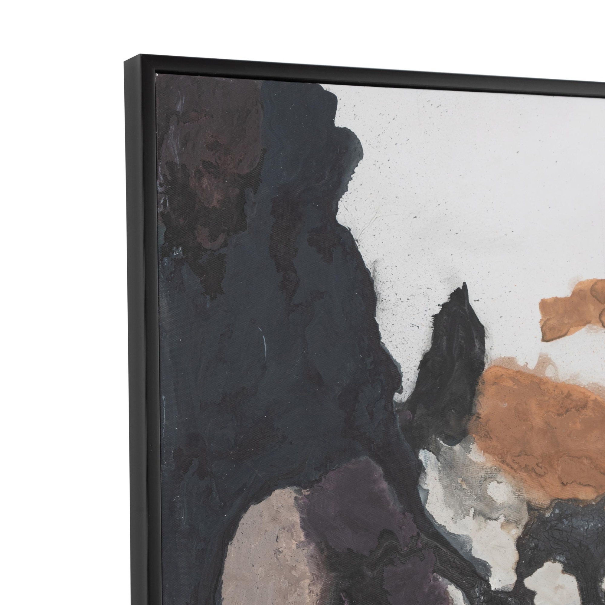 LUMORA ÇERÇEVELİ YAĞLIBOYA TABLO 120X120 CM