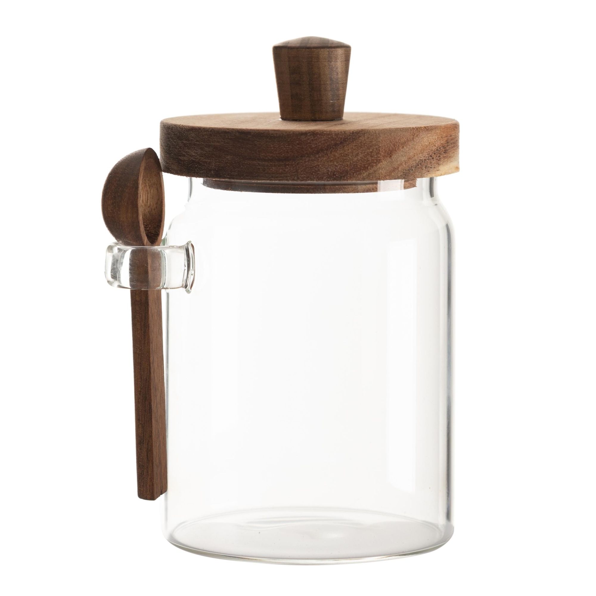 CAM KAVANOZ AKASYA KAPAK&KAŞIK 700 ML