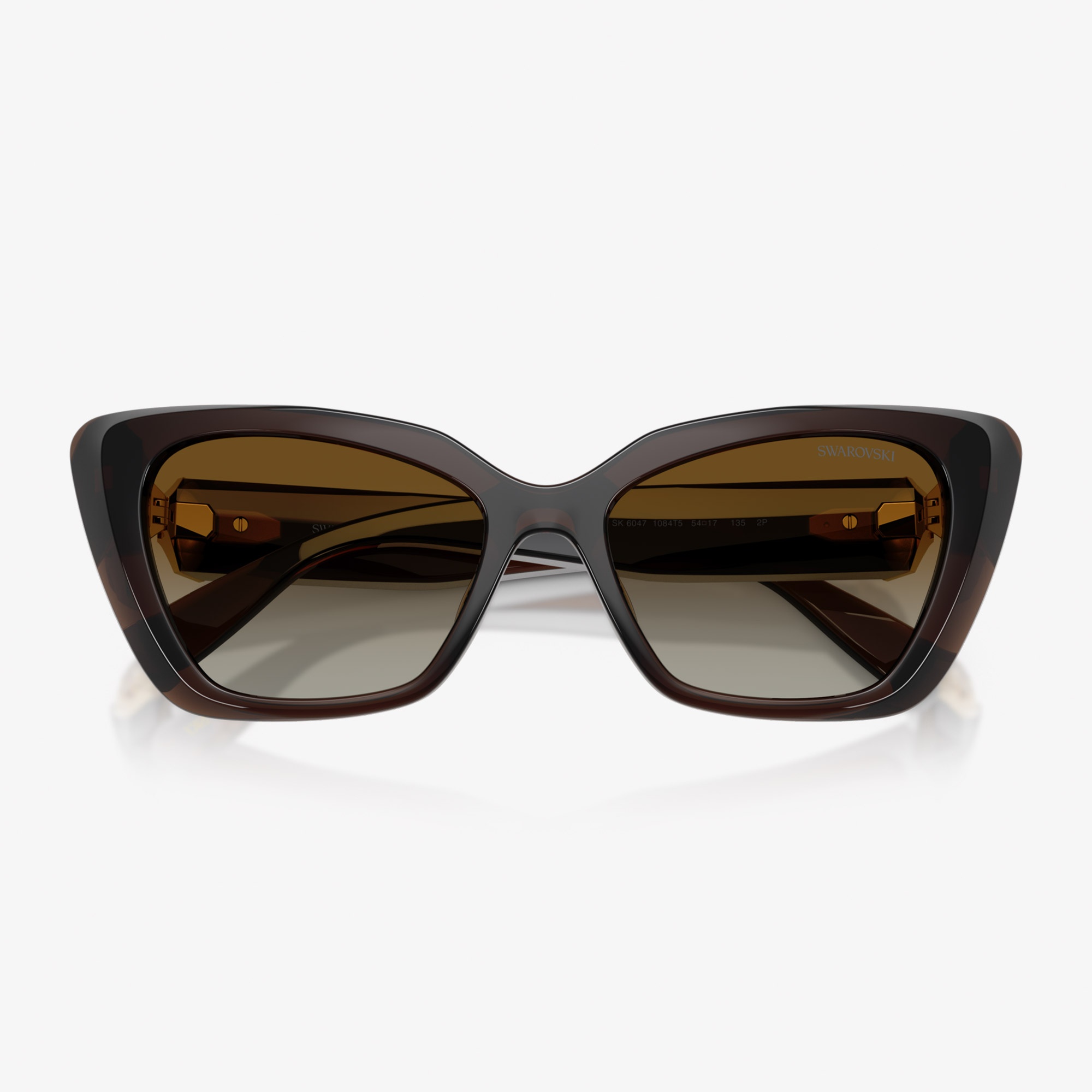 Swarovski  SK6047 Kadın Kahverengi Güneş Gözlüğü