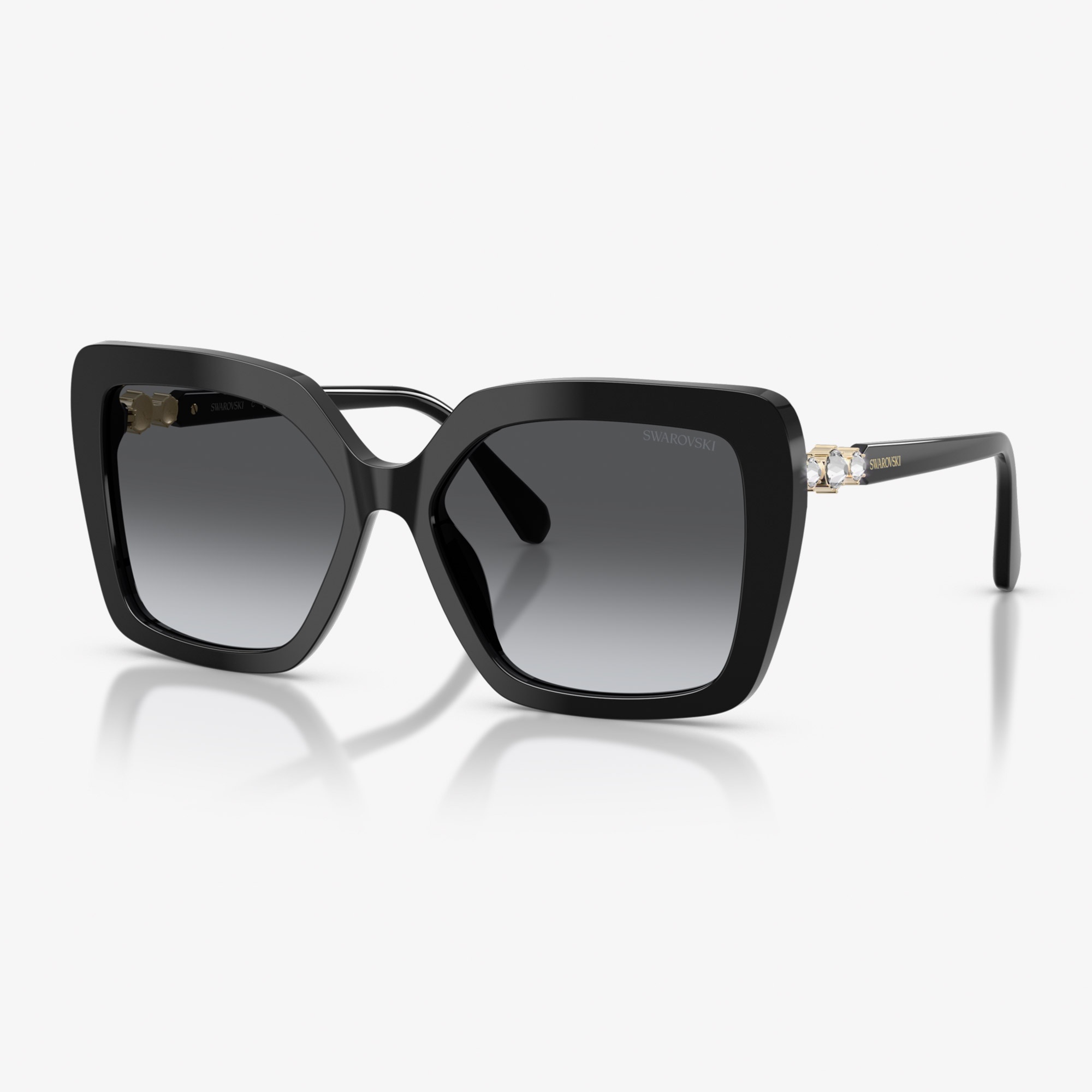 Swarovski  SK6049 Kadın Siyah Güneş Gözlüğü