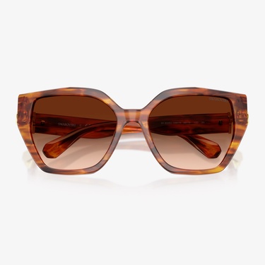  Swarovski  SK6044U Kadın Kahverengi Güneş Gözlüğü