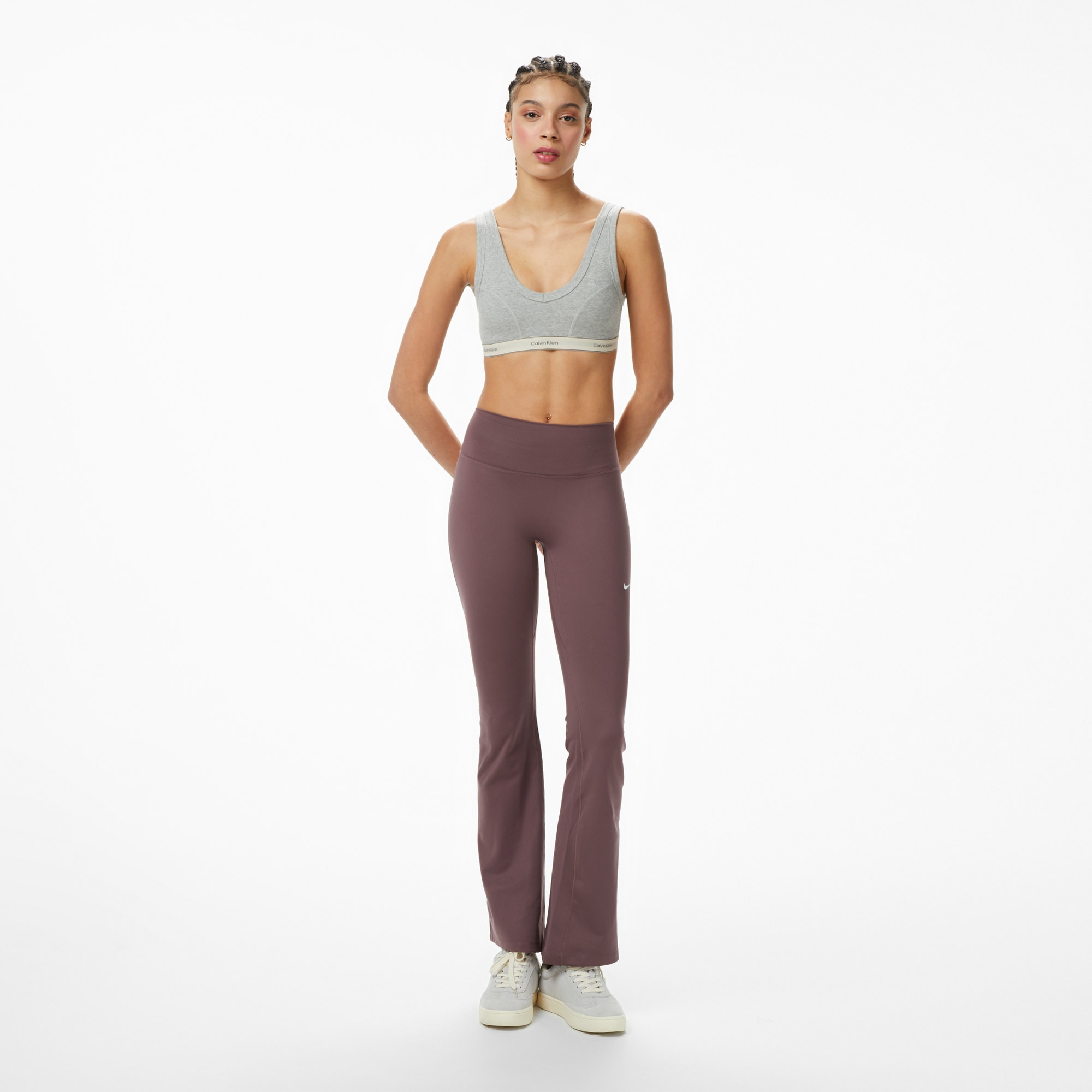 Calvin Klein Lightly Lined Kadın Gri Bra