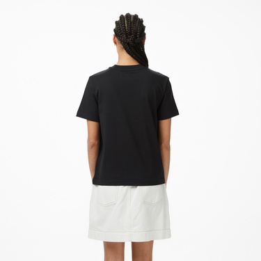  Calvin Klein Hero Classic Monologo Kadın Siyah T-Shirt