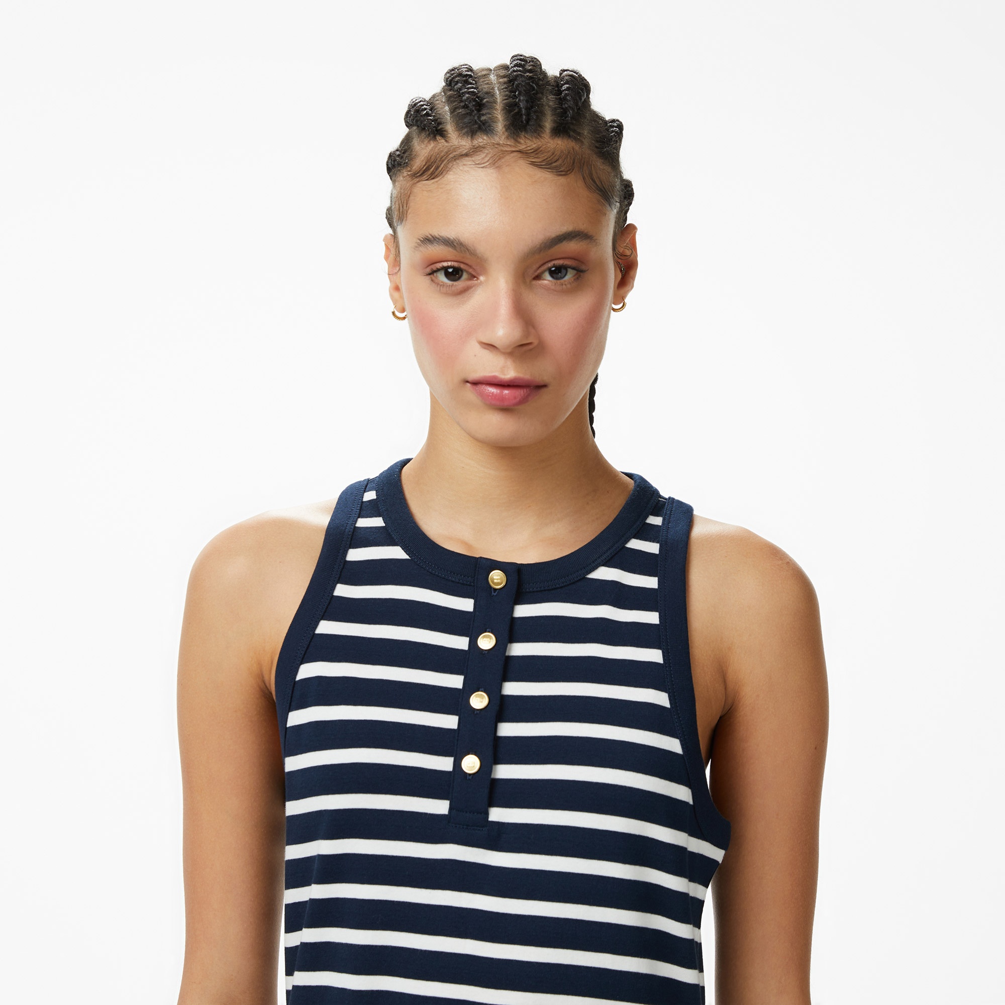 Tommy Hilfiger Gold Button Kadın Lacivert Elbise