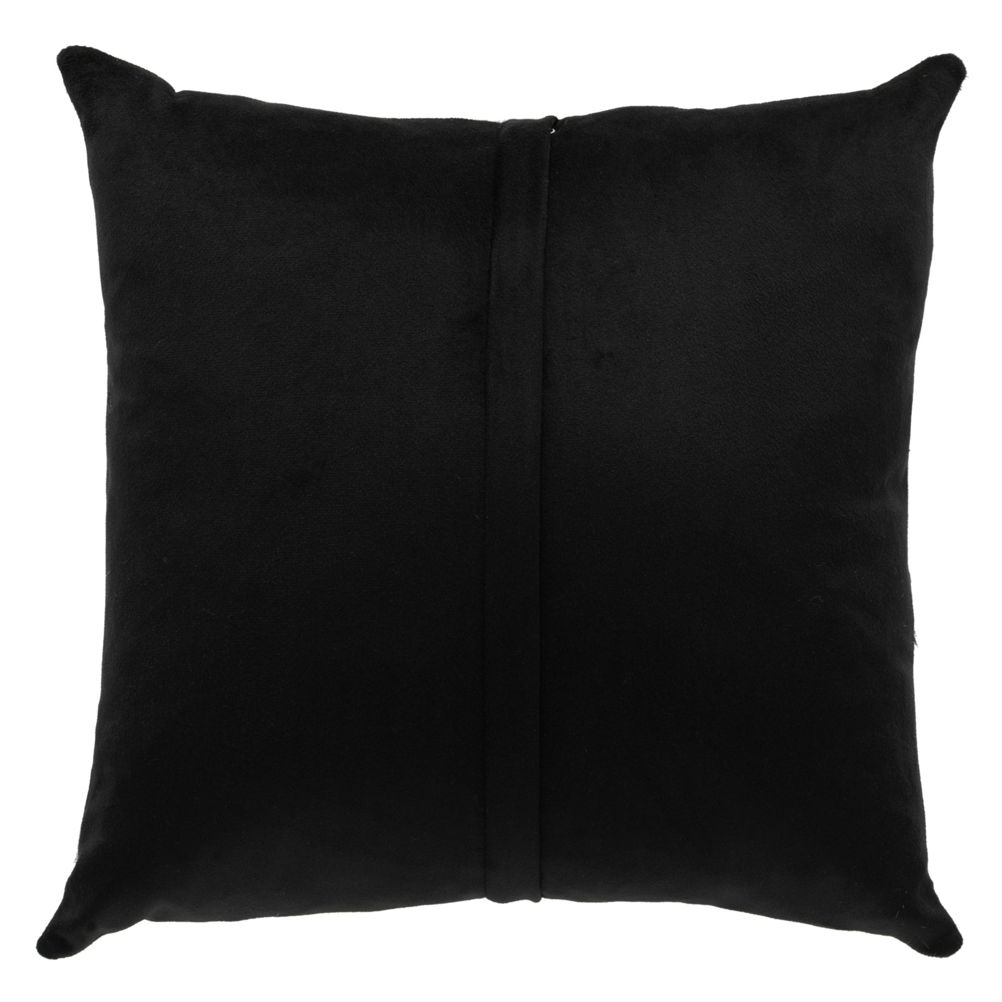 ANDREW DERİ KIRLENT SİYAH BEYAZ 45X45