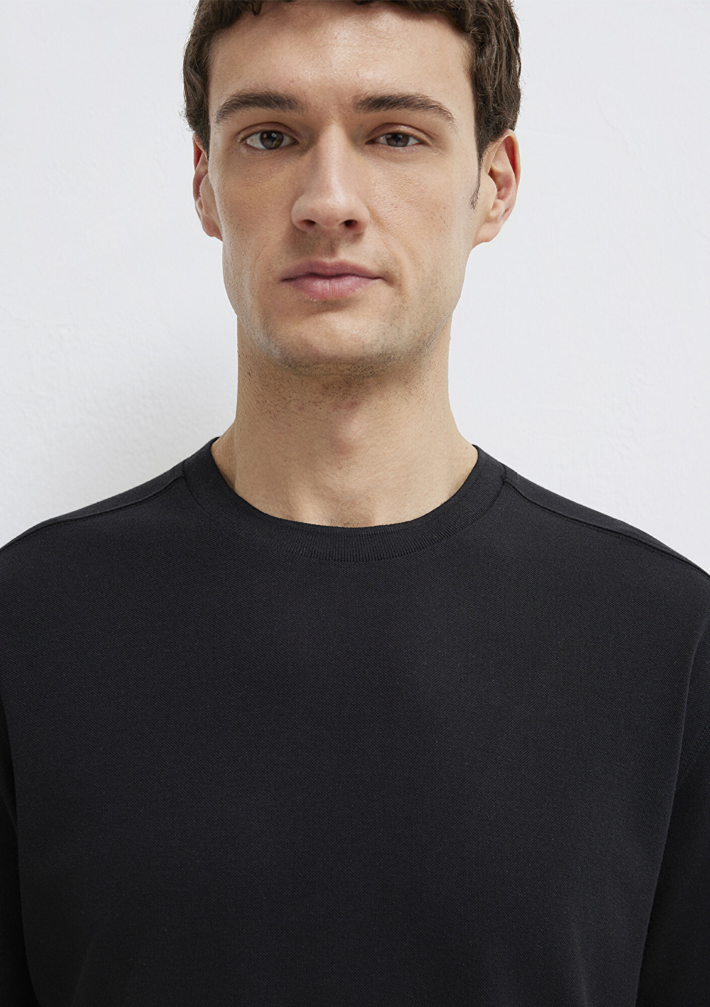 Mavi Mavi Black (TENCEL™) Liyosel Karışımlı Siyah Tişört Loose Fit / Bol Rahat Kesim 0613468-900