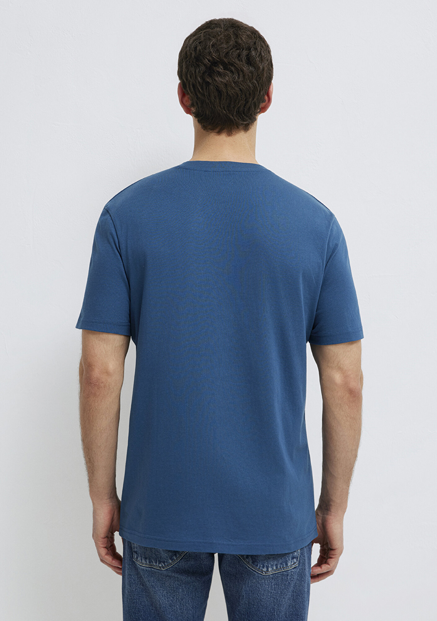 Mavi Mavi Baskılı Mavi Tişört Regular Fit / Normal Kesim 0613186-70764