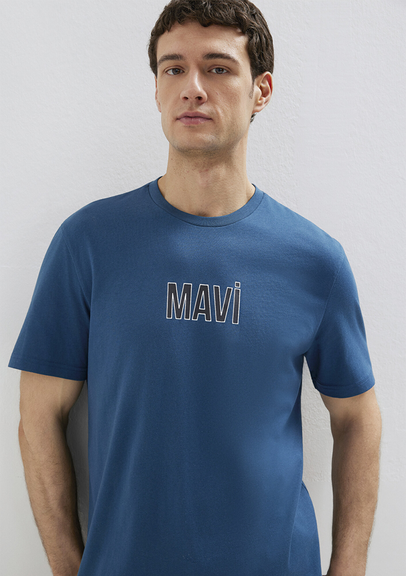 Mavi Mavi Baskılı Mavi Tişört Regular Fit / Normal Kesim 0613186-70764