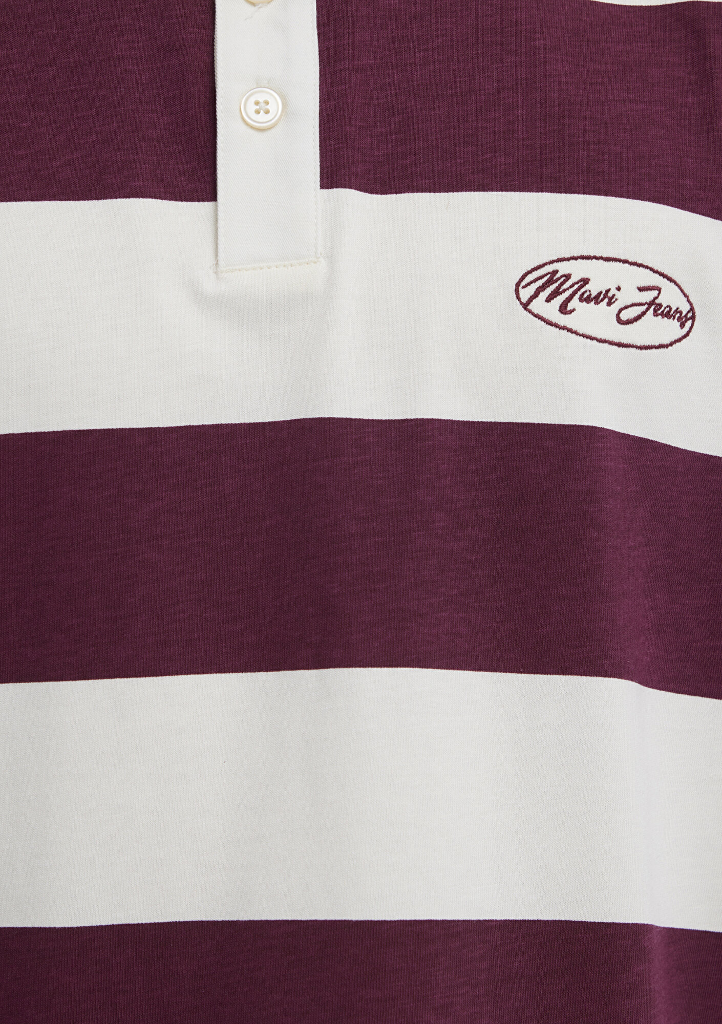 Mavi Mavi Jeans Çizgili Polo Tişört Boxy Fit 0613174-70670