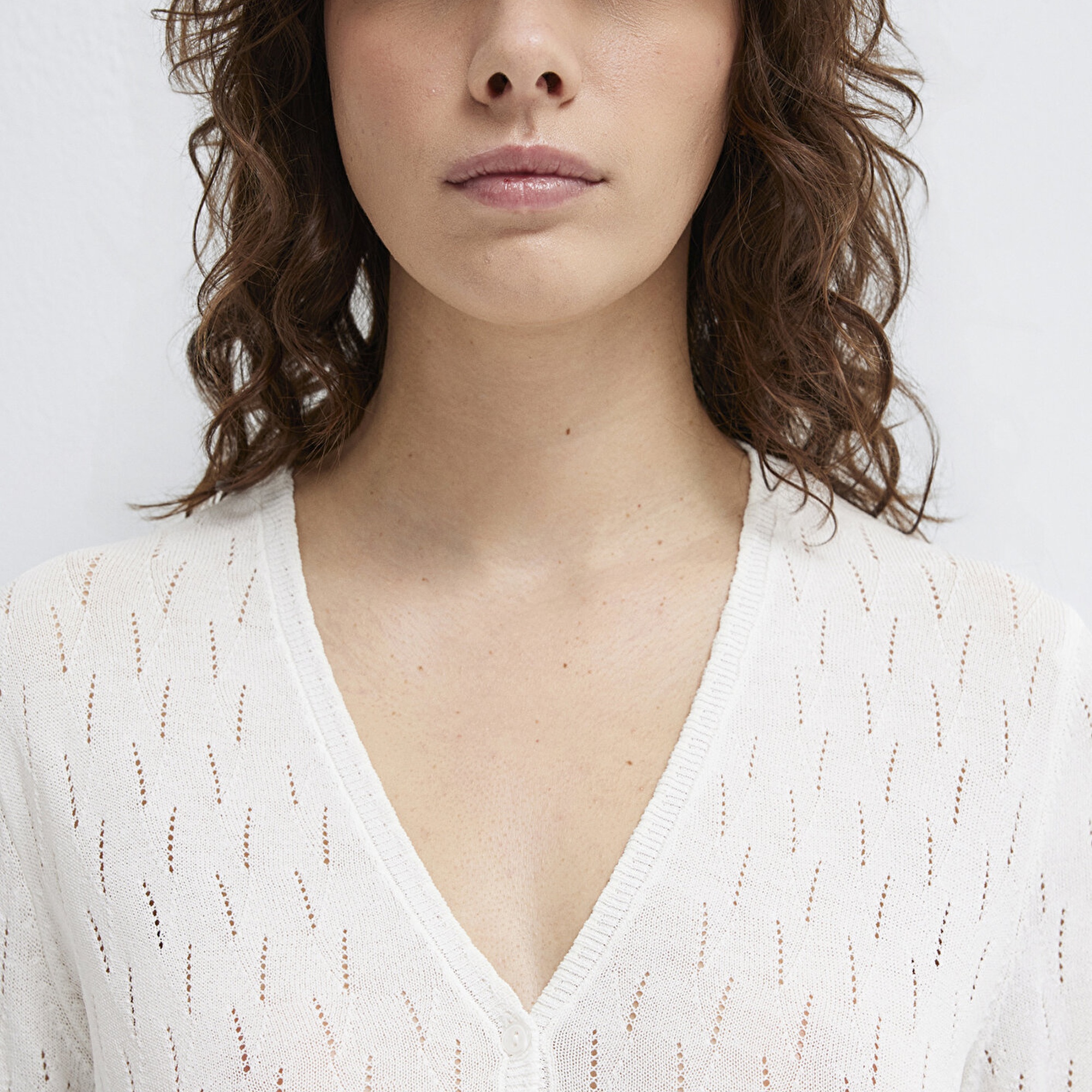 Mavi Ekru Hırka Slim Fit / Dar Kesim 1710845-70057