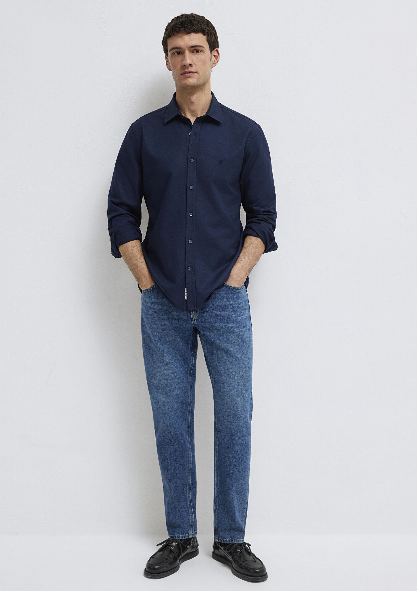 Mavi Lacivert Gömlek Regular Fit / Normal Kesim 0212063-80872