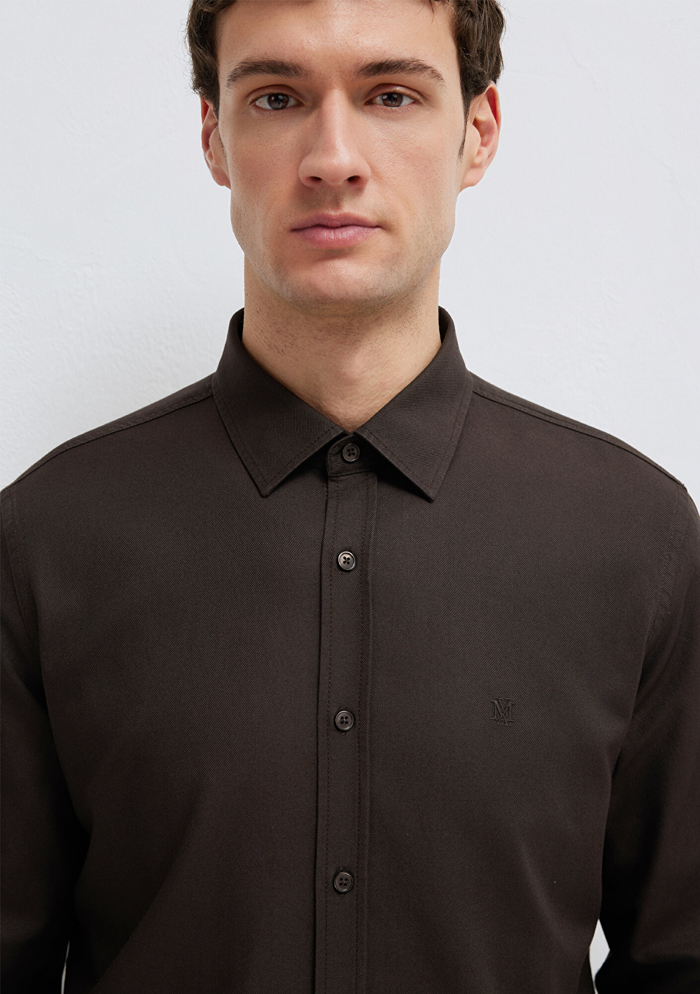 Mavi Kahverengi Gömlek Regular Fit / Normal Kesim 0212063-70219