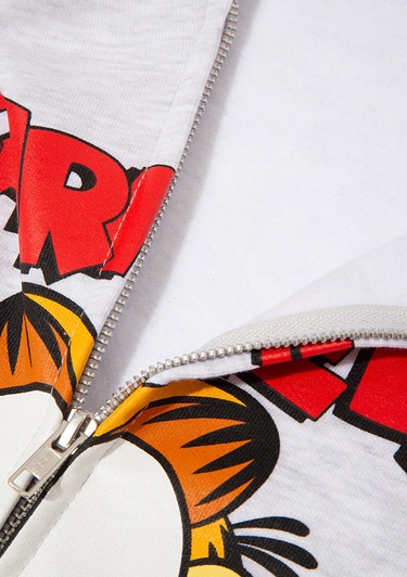  Mavi Garfield Baskılı Gri Sweatshirt 1S10527-88467