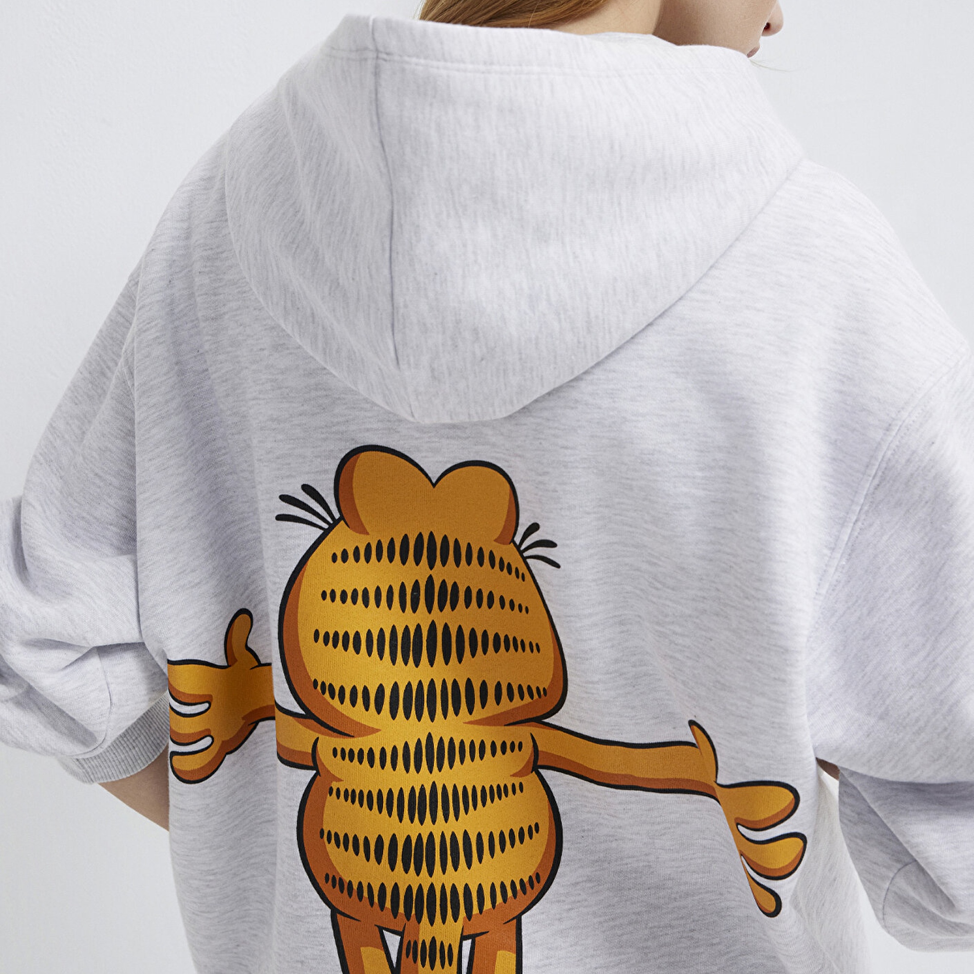 Mavi Garfield Baskılı Gri Sweatshirt 1S10527-88467