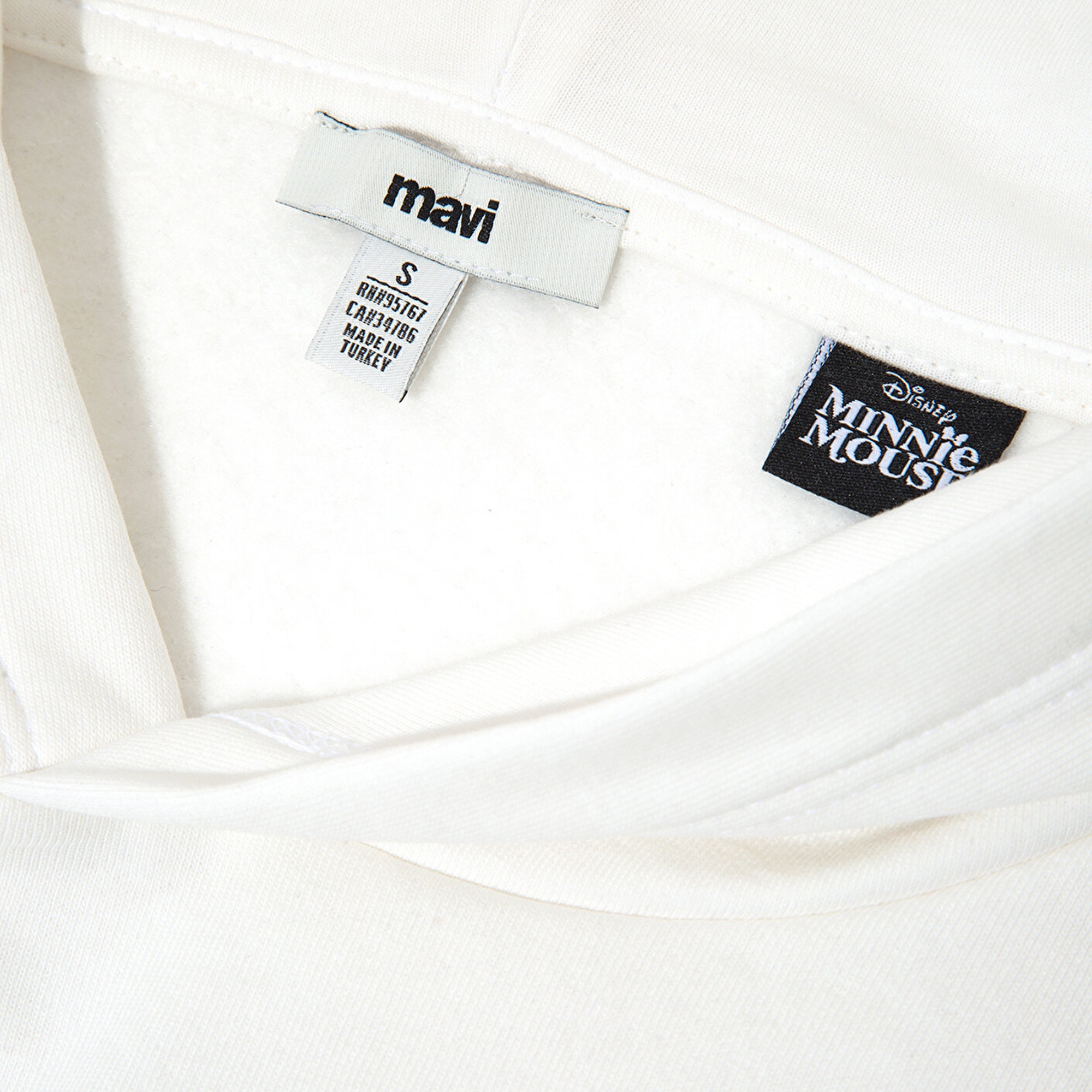 Mavi Minnie Mouse Baskılı Ekru Sweatshirt 1S10520-80194