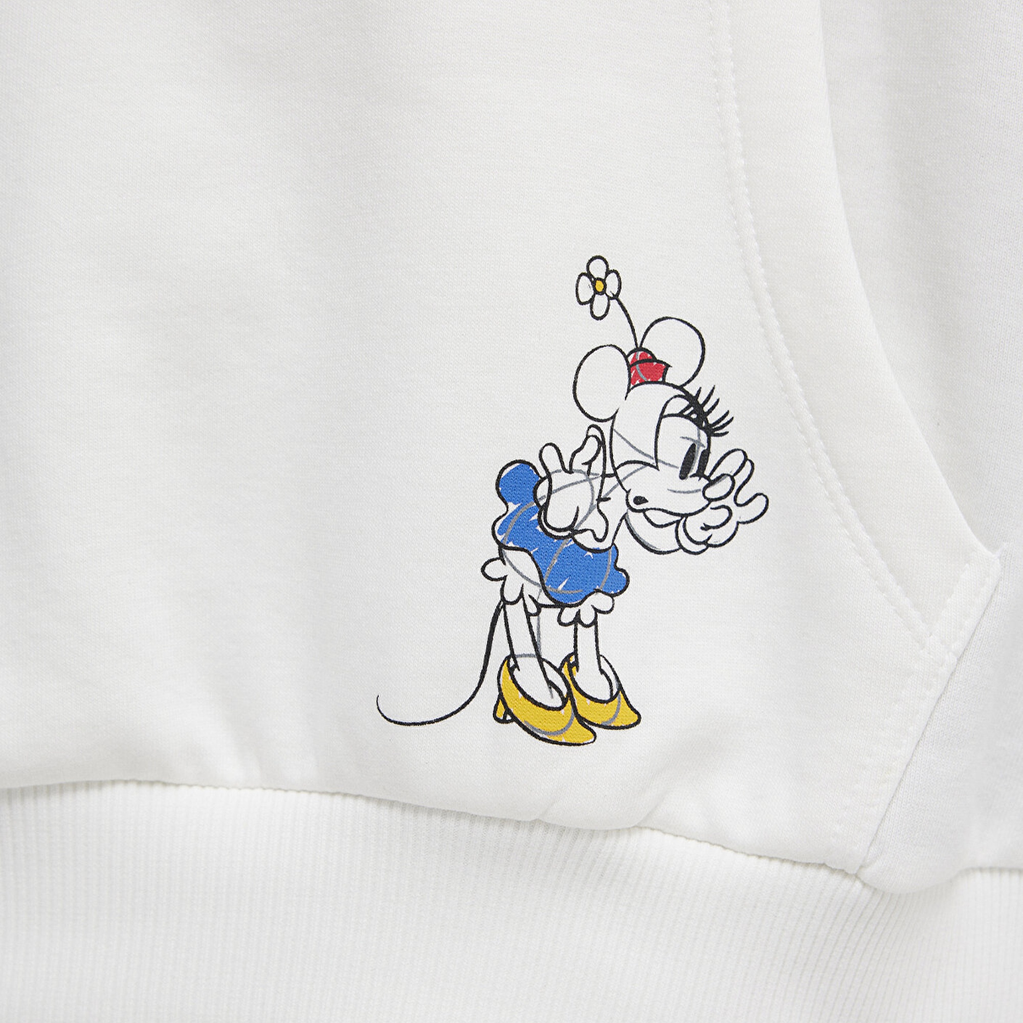 Mavi Minnie Mouse Baskılı Ekru Sweatshirt 1S10520-80194