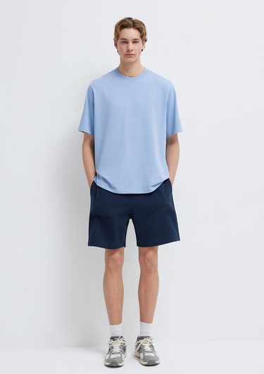  Mavi MVJNS Baskılı Lacivert Şort 0010586-82318