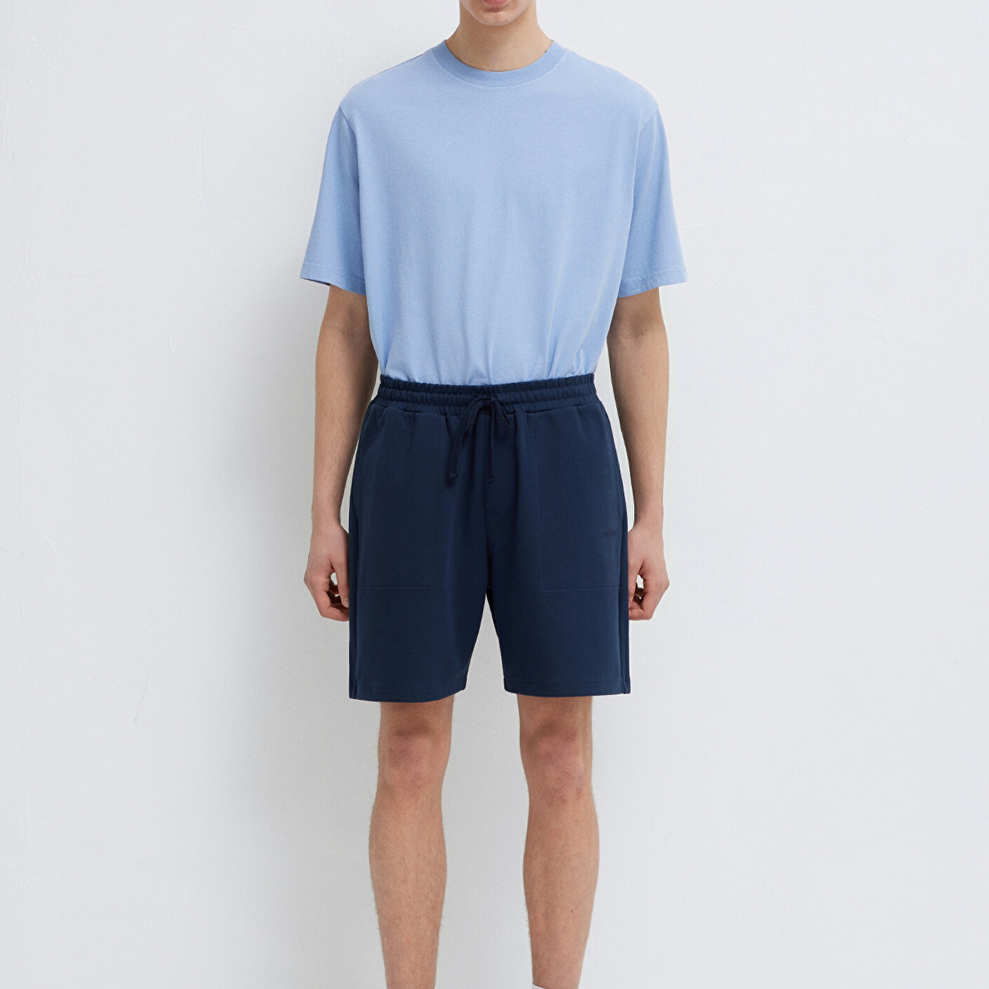 Mavi MVJNS Baskılı Lacivert Şort 0010586-82318