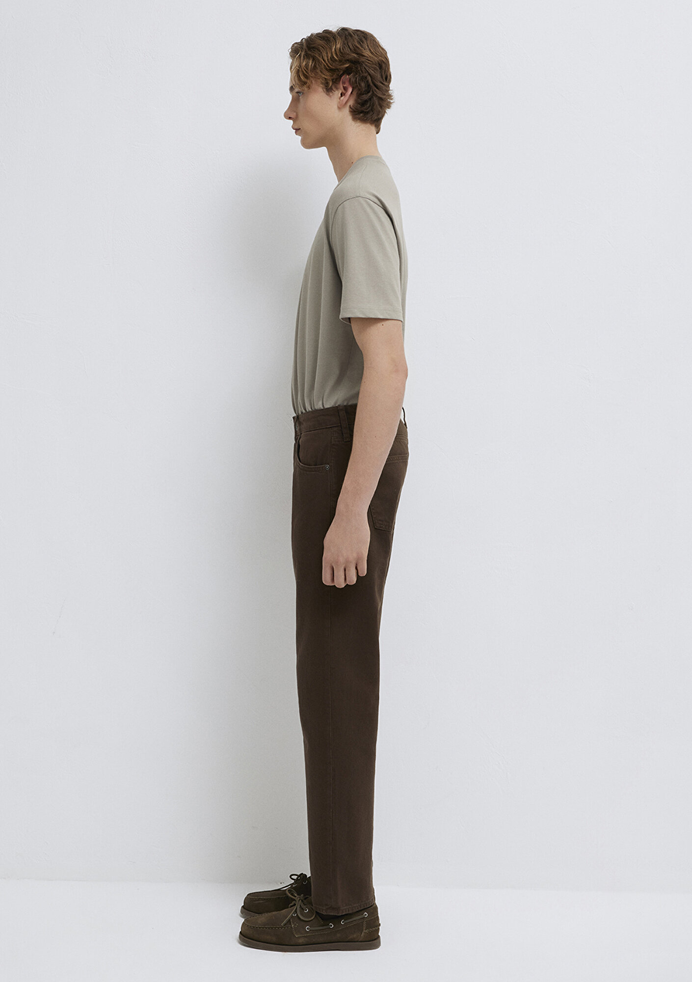 Mavi Lisbon Kahverengi Gabardin Pantolon 0010039-A2797