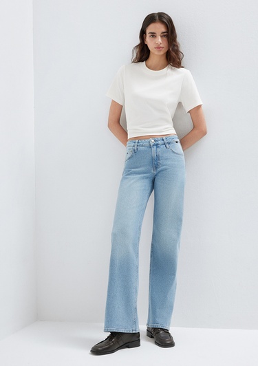  Mavi Ibiza Classic Denim Vintage Açık Mavi Jean Pantolon 1010530-A1567