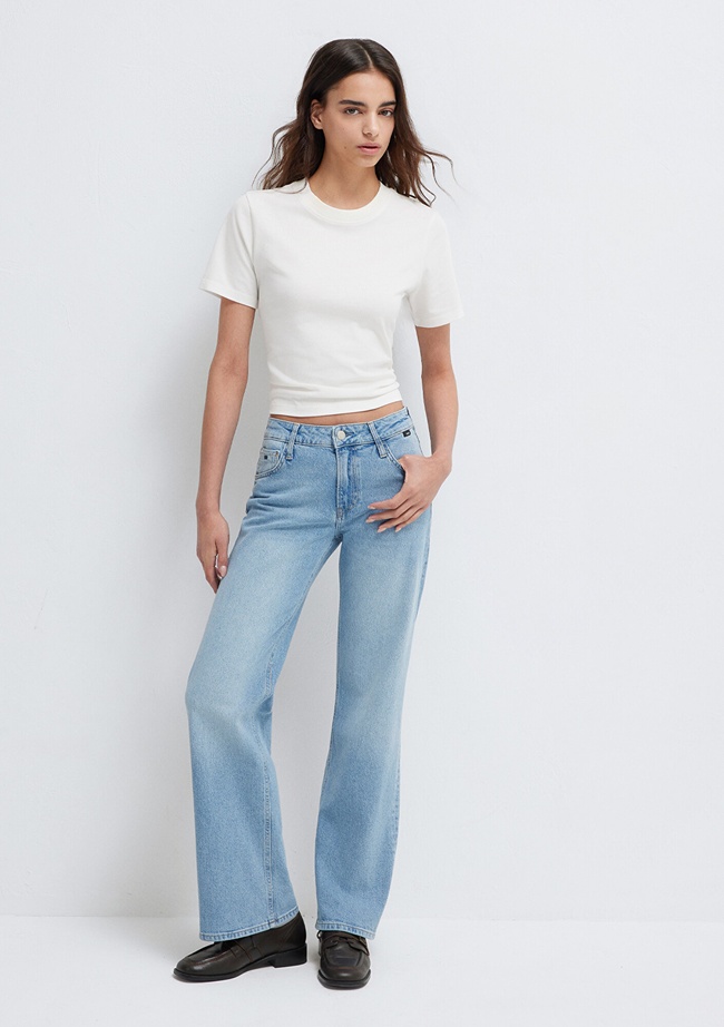  Mavi Ibiza Classic Denim Vintage Açık Mavi Jean Pantolon 1010530-A1567